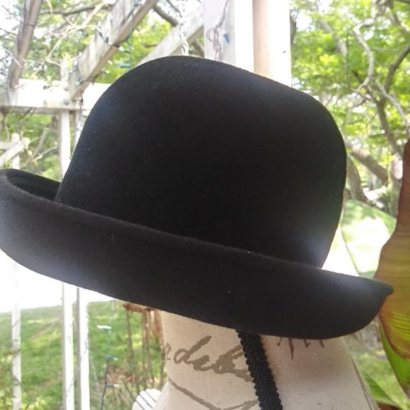 Eric Javits Accessories | Eric Javits Roll Brim Black Felt Fedora Hat | Color: Black | Size: Os | Caethageemt's Closet